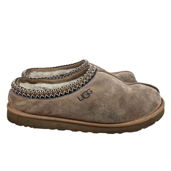 UGG Tasman Slippers Men's Sz 15 Suede Brown Cozycore - Picture 7 of 14